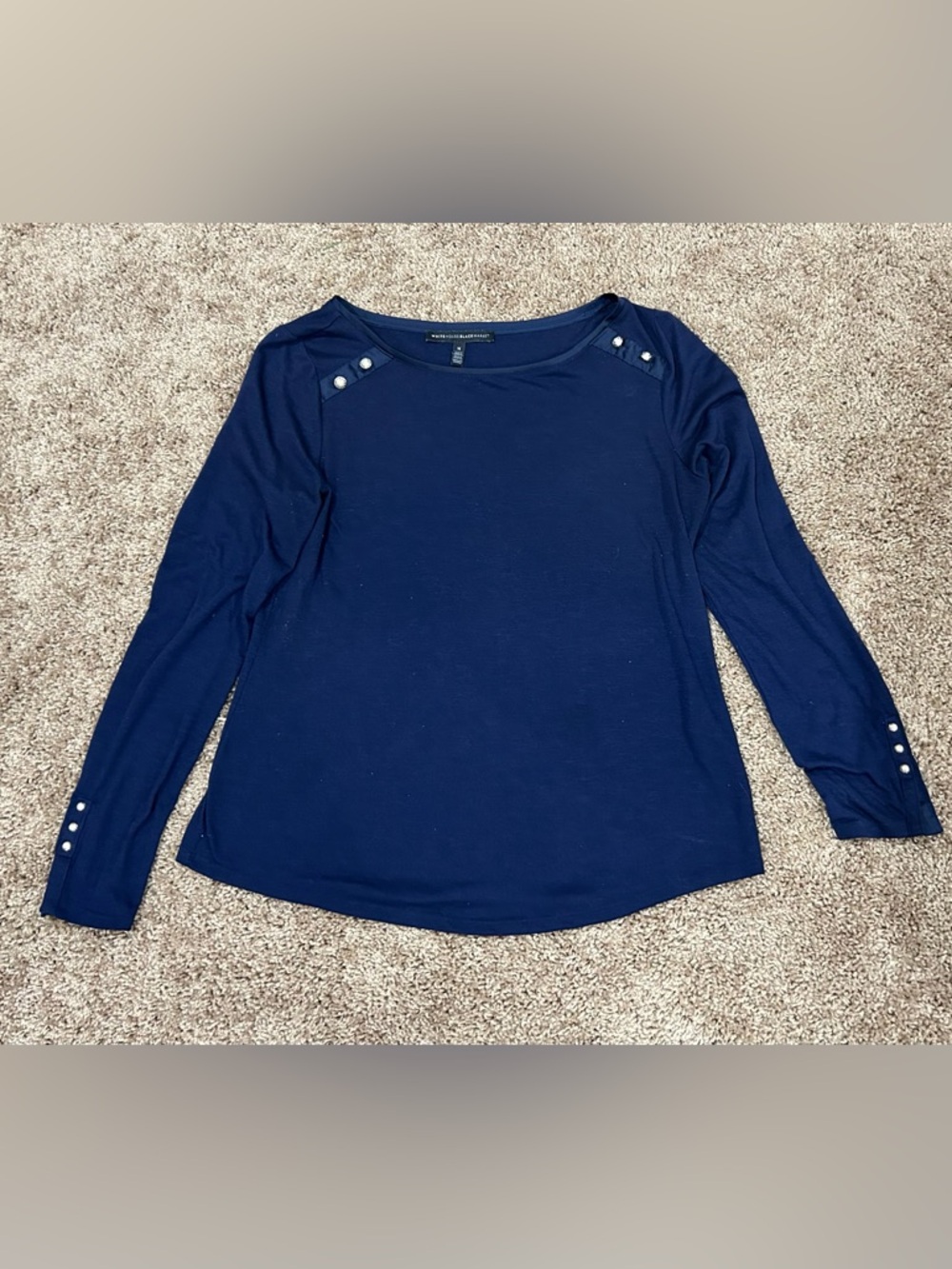 🟢WHBM NAVY BLUE SWEATER - Medium🟢